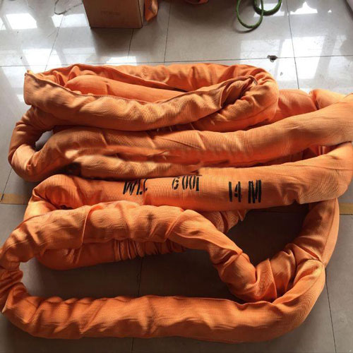 50 Ton - 600 Tons Heavy Duty Lifting Slings With Seamless Tubular Cover