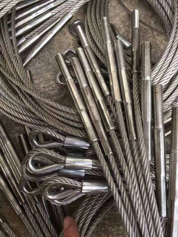 Pressed wire rope