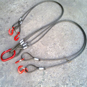 4-Leg Wire Rope Bridle Sling